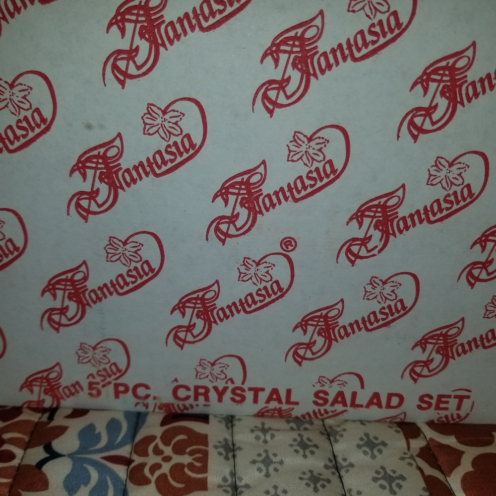 Fantasia 5 pc. Crystal Salad Set